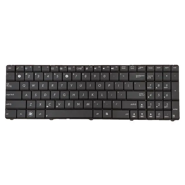 Alt view image 5 of 7 - Laptop Replacement US Layout Keyboard for Asus n53 N53J N53JQ N53JF N53JG N53JL N53JN N53S N53SV k54l x55 x55u x55a x54c x54h x55vd x55c f55 f75 R500D R500DE R500N HS-348101T01 14011398