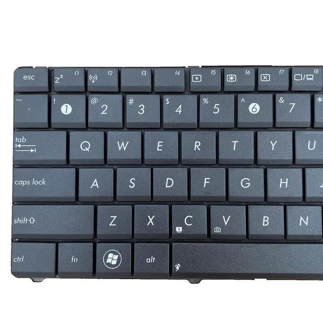 Alt view image 6 of 7 - Laptop Replacement US Layout Keyboard for Asus n53 N53J N53JQ N53JF N53JG N53JL N53JN N53S N53SV k54l x55 x55u x55a x54c x54h x55vd x55c f55 f75 R500D R500DE R500N HS-348101T01 14011398
