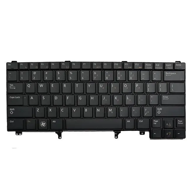 Alt view image 2 of 7 - Laptop Replacement US Layout Keyboard for Dell Latitude E5420 E5430 E6220 E6320 E6330 E6420 E6430 E6440 9Z.N5MBV.A01 NSK-DVABV 01 024P9J O24P9J 0RT9T6 NSK-DVBBV 01 67K6K 6037B0057601