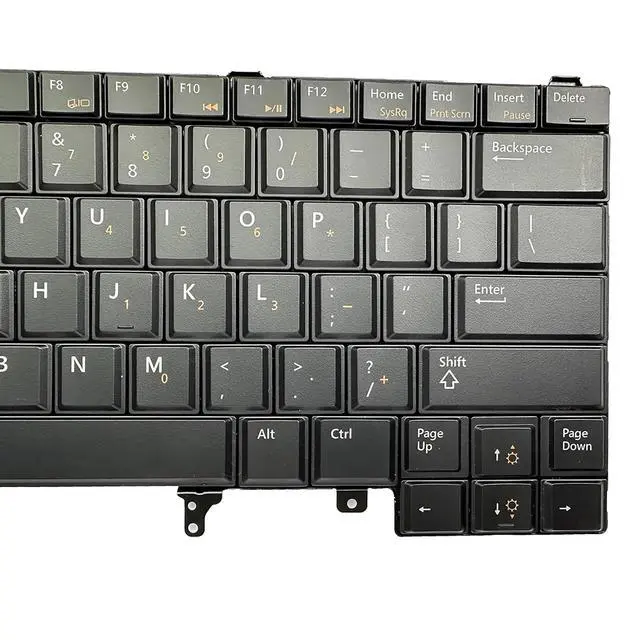 Alt view image 3 of 7 - Laptop Replacement US Layout Keyboard for Dell Latitude E5420 E5430 E6220 E6320 E6330 E6420 E6430 E6440 9Z.N5MBV.A01 NSK-DVABV 01 024P9J O24P9J 0RT9T6 NSK-DVBBV 01 67K6K 6037B0057601