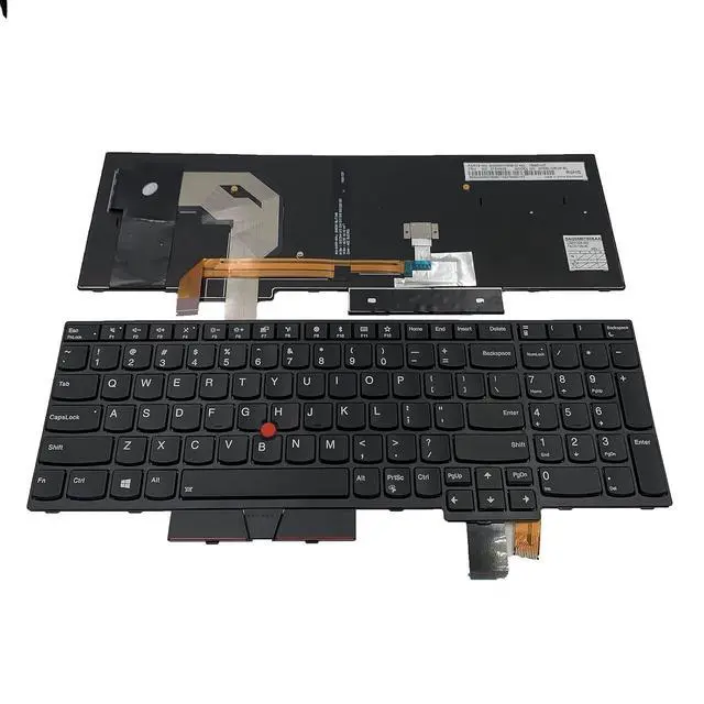 Alt view image 3 of 7 - Laptop Replacement US Backlit Keyboard for Lenovo ThinkPad T570 T580 P51s P52s (Isn't for P51 P52) Black 01HX287 208 01ER611 SN20H34910 SN20H34951