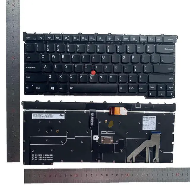 Main image of Laptop Replacement US Layout with Backlit Keyboard for Lenovo Thinkpad X1 Carbon X1C 2013 3RD 2015 SN20G18565 MQ6-84US