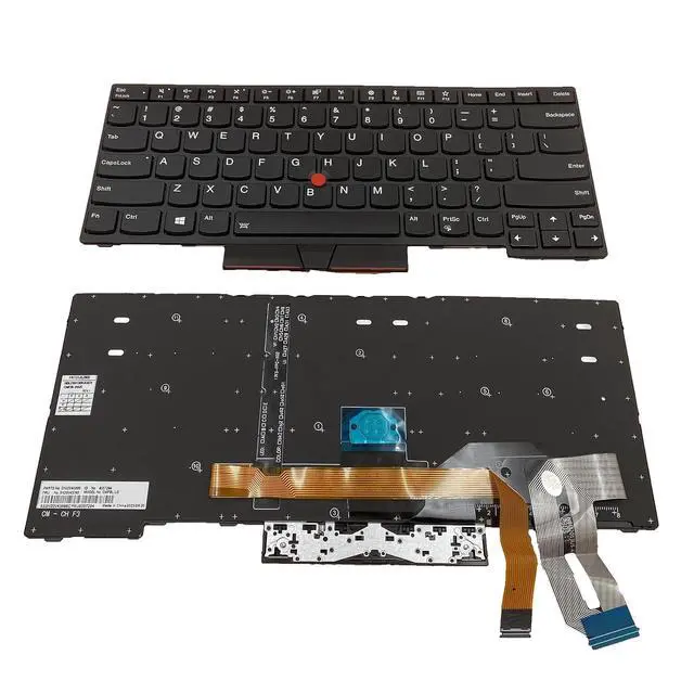 Alt view image 3 of 7 - Laptop Replacement US Layout with Pointing with Backlight Keyboard for Lenovo Thinkpad T480s, T490, E490, L480, L490, L380, L390, L380 Yoga, L390 Yoga, E490, E480 01YP360 01YP280 01YP440