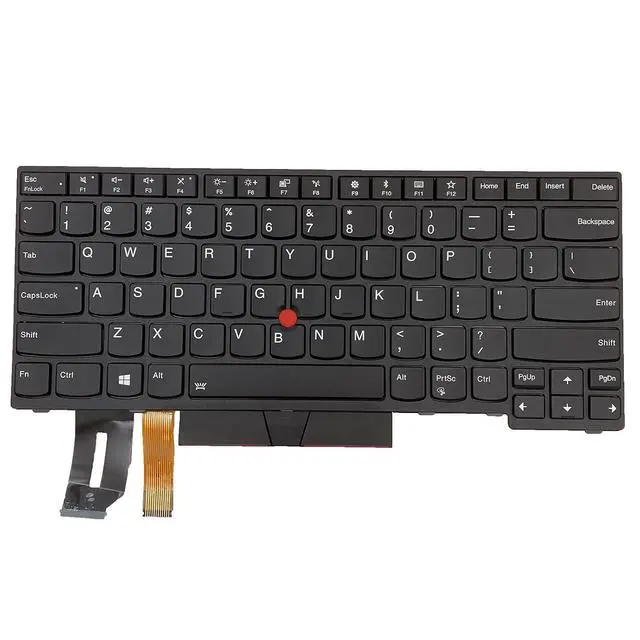 Alt view image 6 of 7 - Laptop Replacement US Layout with Pointing with Backlight Keyboard for Lenovo Thinkpad T480s, T490, E490, L480, L490, L380, L390, L380 Yoga, L390 Yoga, E490, E480 01YP360 01YP280 01YP440