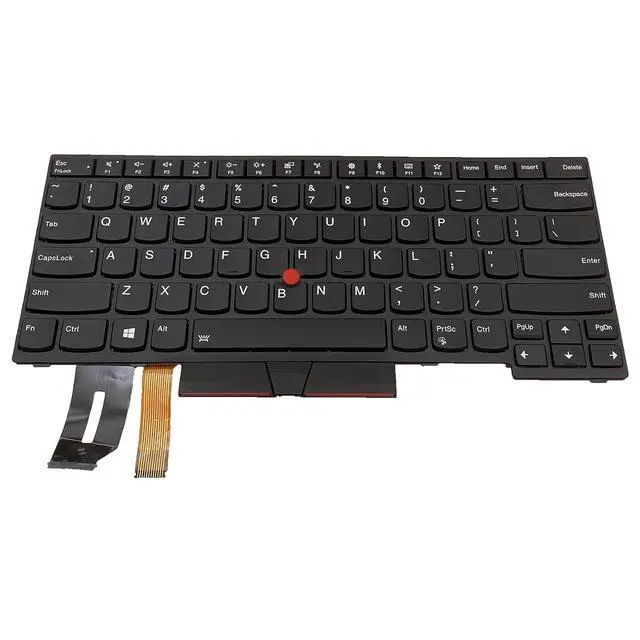 Alt view image 7 of 7 - Laptop Replacement US Layout with Pointing with Backlight Keyboard for Lenovo Thinkpad T480s, T490, E490, L480, L490, L380, L390, L380 Yoga, L390 Yoga, E490, E480 01YP360 01YP280 01YP440