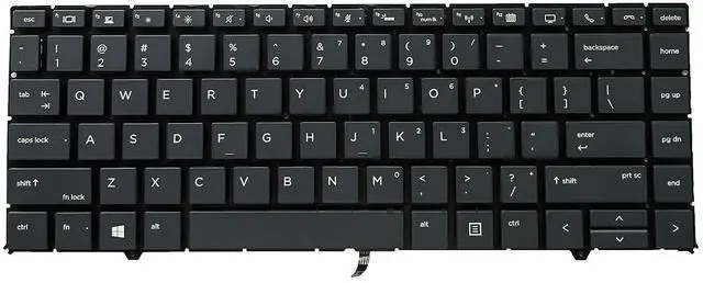 Alt view image 2 of 3 - Laptop Replacement US Layout with Backlight Keyboard for HP ZBook Studio X360 G5 Elitebook 1050 G1 HSN-Q11C XW1 SG-91610-74A SN6173BL