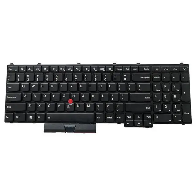 Alt view image 3 of 3 - Laptop Replacement US Layout Keyboard for Lenovo Thinkpad P50 P51 P70 P71 20EN 20EQ 20HH 20HJ 01HW311 01HW229 00PA276 00PA358 with Frame,TrackPoint,Backlit Black