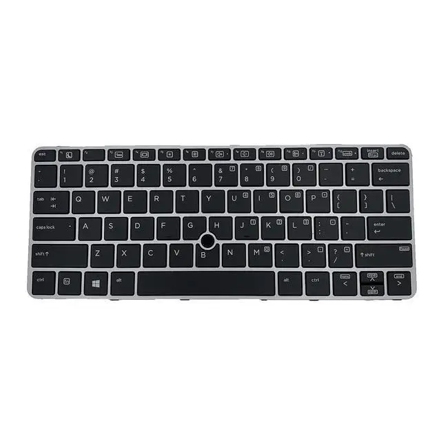 Alt view image 2 of 7 - Laptop Replacement US Layout with Backlight with Pointers Keyboard for HP ELITEBOOK 820 725 720 G3 G4 813302-031 826631-031