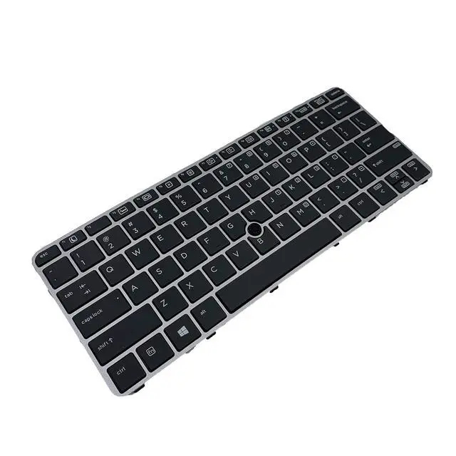 Alt view image 4 of 7 - Laptop Replacement US Layout with Backlight with Pointers Keyboard for HP ELITEBOOK 820 725 720 G3 G4 813302-031 826631-031