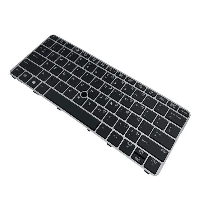 Alt view image 5 of 7 - Laptop Replacement US Layout with Backlight with Pointers Keyboard for HP ELITEBOOK 820 725 720 G3 G4 813302-031 826631-031
