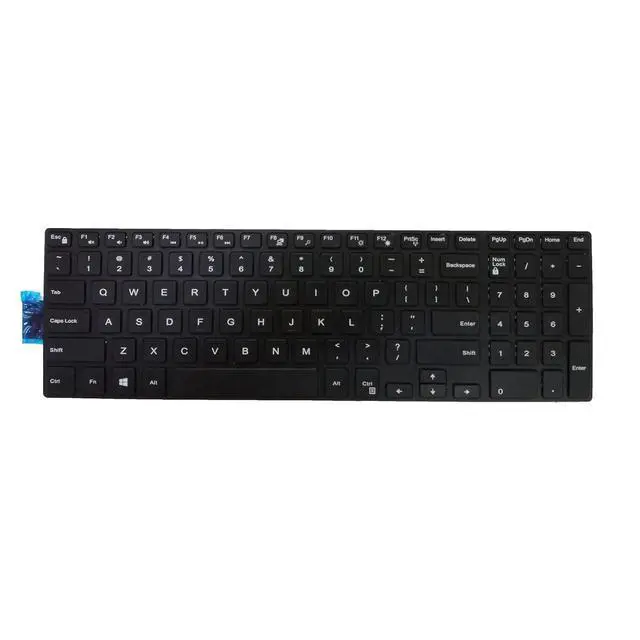 Alt view image 3 of 3 - Laptop Replacement US Layout Keyboard for Dell Inspiron 15 3000 3549 3541 3542 5548 5551 5555 5557 5558 5559 with Frame,No TrackPoint,No Backlit Black
