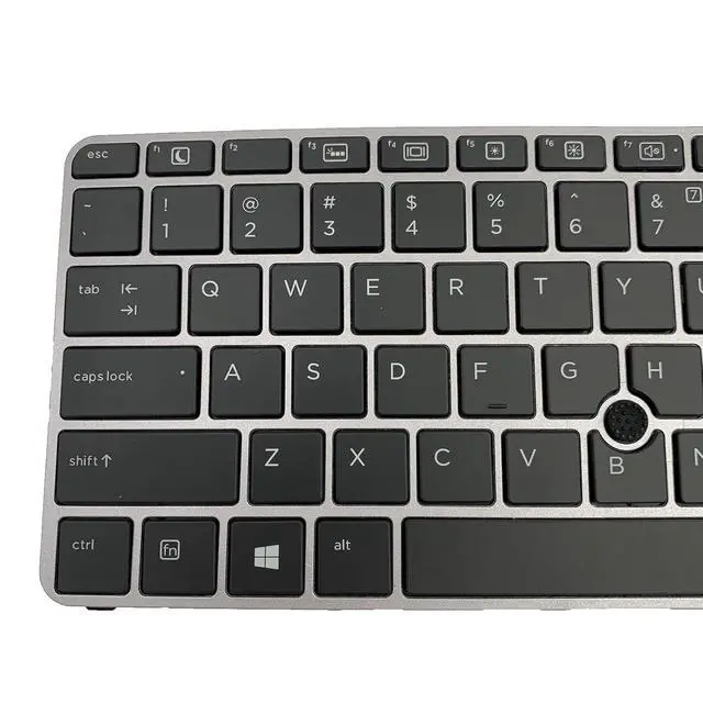 Alt view image 6 of 7 - Laptop Replacement US Layout with Backlight with Pointers Keyboard for HP ELITEBOOK 820 725 720 G3 G4 813302-031 826631-031