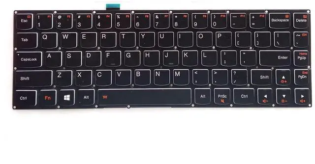 Alt view image 3 of 3 - Laptop Replacement US Layout with Backlit Keyboard for Lenovo Ideapad Yoga 3 Pro 1370 P/N: PK130TA1C00 PK130TA2A00 SN20F66352 SN20G68503 148520AS1