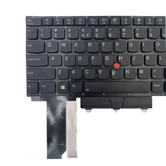 Alt view image 4 of 7 - Laptop Replacement US Layout Keyboard with Backlit with Pointer for Lenovo Thinkpad E14 R14 Gen 2 (20T6 20T7 20TA 20TB)