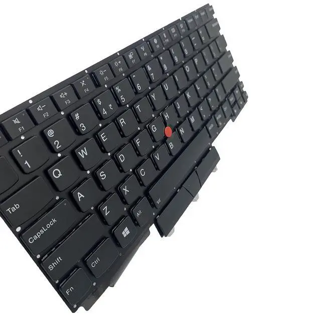 Alt view image 3 of 7 - Laptop Replacement US Layout Keyboard with Backlit with Pointer for Lenovo Thinkpad E14 R14 Gen 2 (20T6 20T7 20TA 20TB)