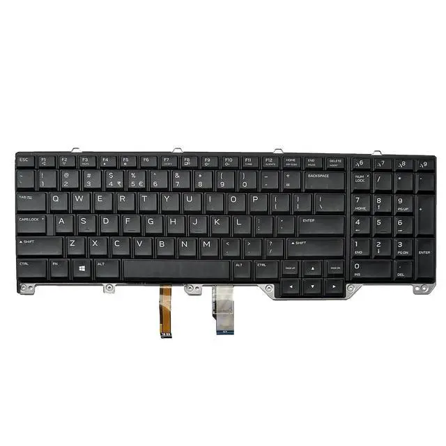 Alt view image 4 of 5 - Laptop Replacement US Layout with Backlight Keyboard for Dell Alienware 17 R4 & Alienware 17 R5 Laptop, Dell Alienware 17 P31E 00WN4Y 0WN4Y PK131QB1A00 US Layout Backlit Keyboard