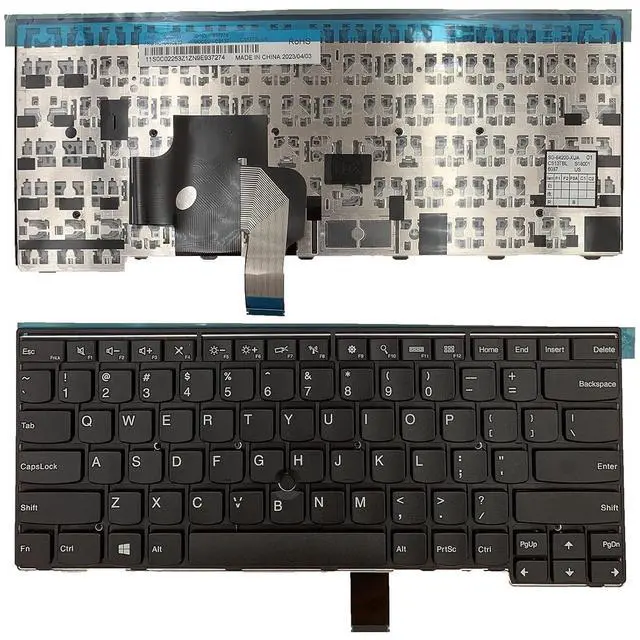Main image of Laptop Replacement US Keyboard for Lenovo Thinkpad T431 T431S E431 T440 T440P T440S E440 L440 T450 T450S T460 L450 T440E 00XH699 01AX310 01AX340 01YR046 01YR118 01YT100