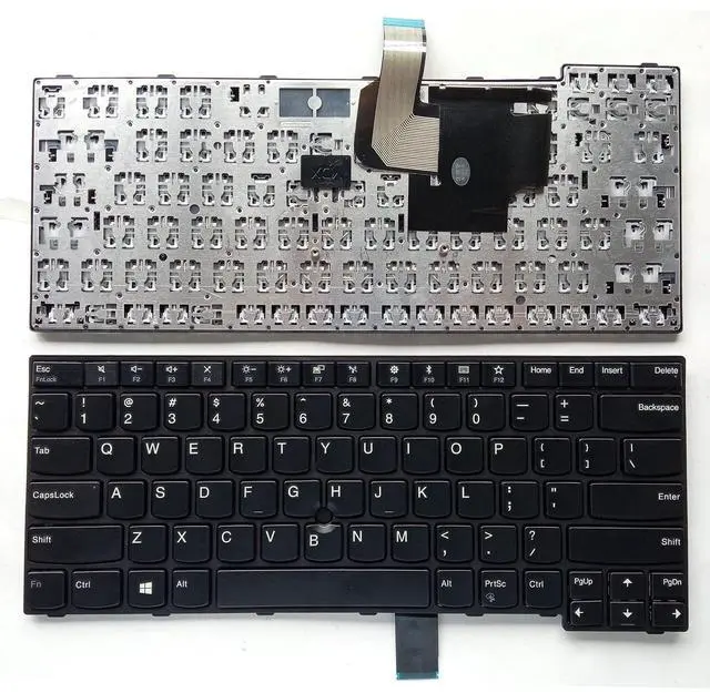 Main image of Laptop Replacement US Layout No Pointer Keyboard for Lenovo ThinkPad E470 E470c E475 SN5356 SN20K93235 01AX000 01AX080