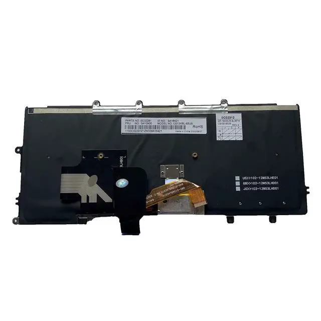 Alt view image 4 of 7 - Laptop Replacement US Layout with backlight Keyboard For Lenovo Thinkpad X230s X240 X240S X240I X250 X260 X270 01AV519 01AV530 04X0196 04X0207 04X0213 04Y0920 04Y0930 04Y0937 0C02328 0C44716
