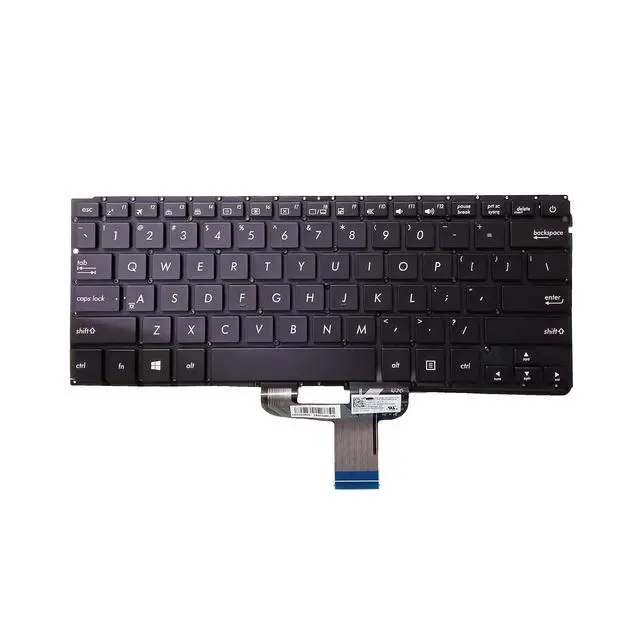 Alt view image 2 of 3 - Laptop Replacement US Layout with Backlit Keyboard for Asus ZenBook UX310 UX310UA UX310UQ U4000 U4000U U4000UQ RX310 RX310U RX310UA RX310UQ Black 0KN0 UM2JP16 UM1ND16