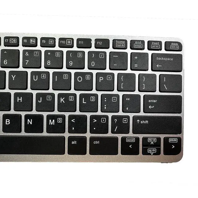 Alt view image 2 of 7 - Laptop Replacement US Layout Keyboard for HP Elitebook 820 G1 G2 825 G1 G2 720 G1 G2 725 G1 G2 US Keyboard Silver 735503-001 776451-001