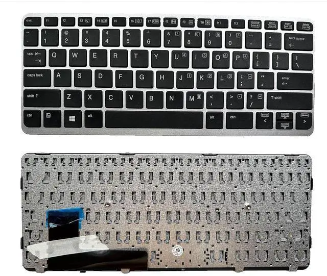 Main image of Laptop Replacement US Layout Keyboard for HP Elitebook 820 G1 G2 825 G1 G2 720 G1 G2 725 G1 G2 US Keyboard Silver 735503-001 776451-001