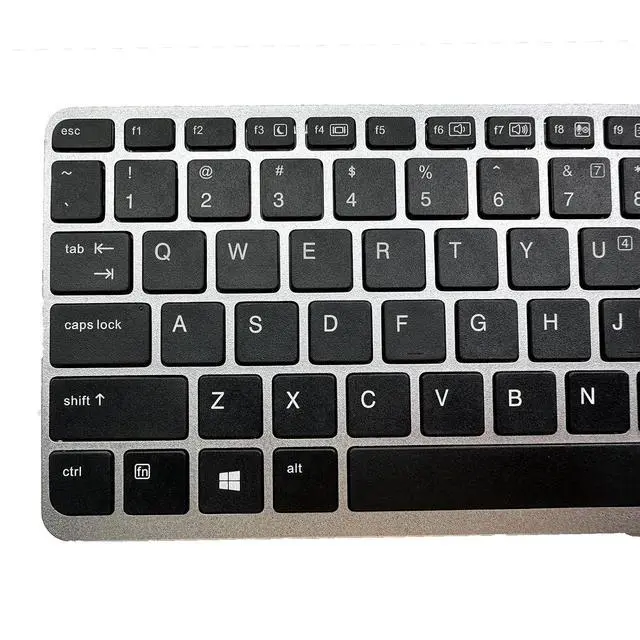 Alt view image 3 of 7 - Laptop Replacement US Layout Keyboard for HP Elitebook 820 G1 G2 825 G1 G2 720 G1 G2 725 G1 G2 US Keyboard Silver 735503-001 776451-001