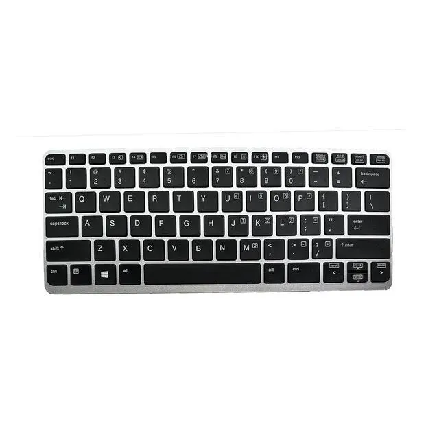 Alt view image 7 of 7 - Laptop Replacement US Layout Keyboard for HP Elitebook 820 G1 G2 825 G1 G2 720 G1 G2 725 G1 G2 US Keyboard Silver 735503-001 776451-001