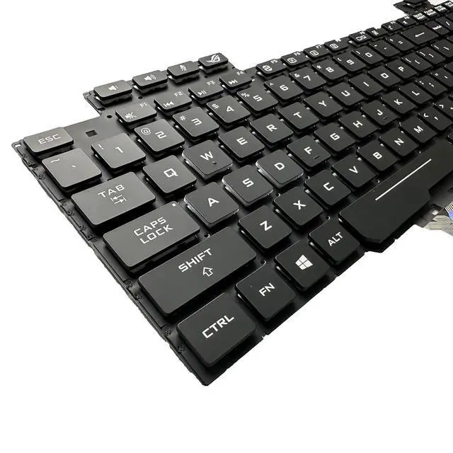 Alt view image 5 of 7 - Laptop Replacement US Layout with Backlight Keyboard for ASUS ROG Strix GL703 GL703V GL703GS GL703GM GL703VD GL703VM GL703GE GL703GEE PX703GE,0KNB0-661BUS00