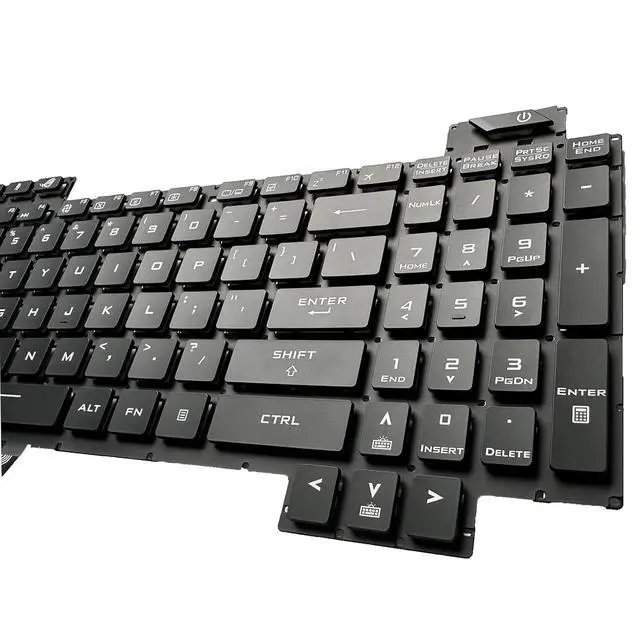 Alt view image 2 of 7 - Laptop Replacement US Layout with Backlight Keyboard for ASUS ROG Strix GL703 GL703V GL703GS GL703GM GL703VD GL703VM GL703GE GL703GEE PX703GE,0KNB0-661BUS00