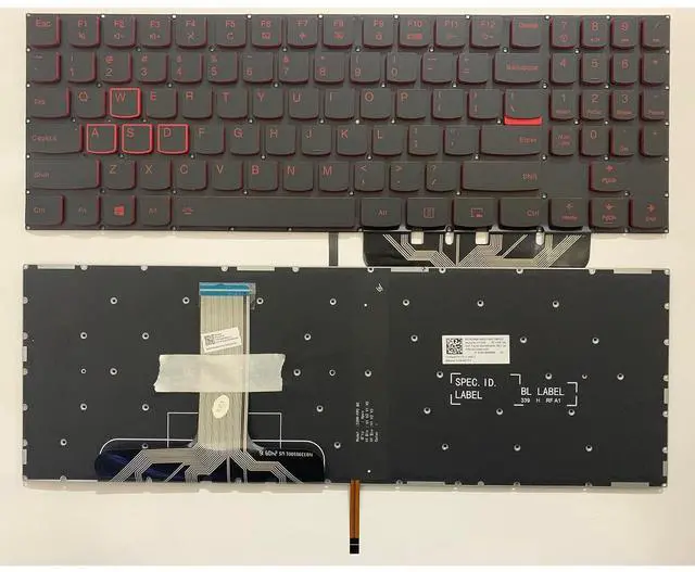 Main image of Laptop Replacement Keyboard for Lenovo Legion Y520 Y520-15IKB Y720 Y720-15IKB R720 R720-15IKB 15 15IKB 9Z.NDKBN.D01 US Laptop Red Backlit Keyboard