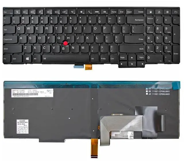 Main image of Laptop Keyboard for Lenovo Thinkpad Edge E531 E540 L540 T540P T550 T560 P50S US Layout Replacement Backlit Black