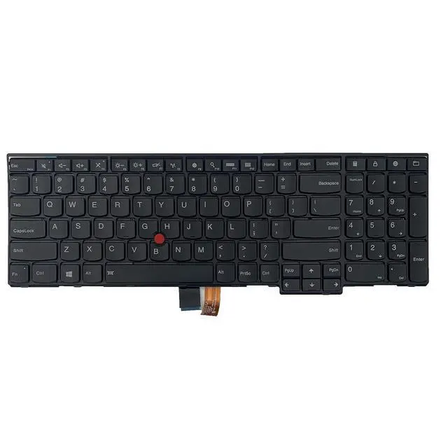Alt view image 2 of 7 - Laptop Keyboard for Lenovo Thinkpad Edge E531 E540 L540 T540P T550 T560 P50S US Layout Replacement Backlit Black