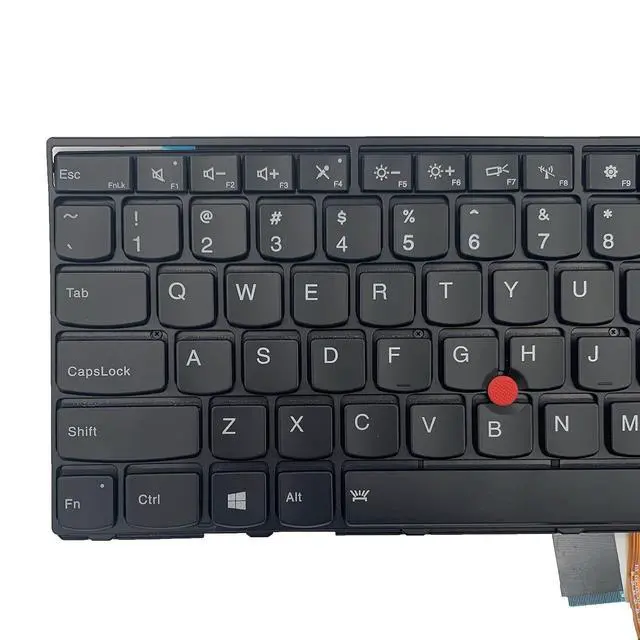 Alt view image 3 of 7 - Laptop Keyboard for Lenovo Thinkpad Edge E531 E540 L540 T540P T550 T560 P50S US Layout Replacement Backlit Black