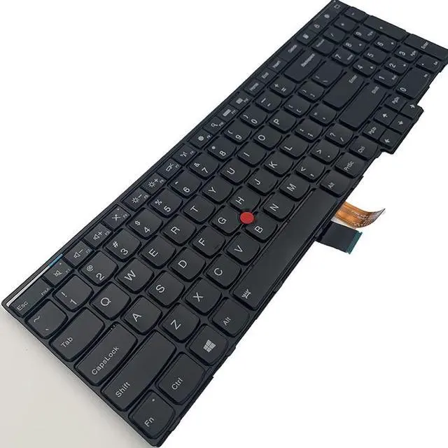 Alt view image 6 of 7 - Laptop Keyboard for Lenovo Thinkpad Edge E531 E540 L540 T540P T550 T560 P50S US Layout Replacement Backlit Black