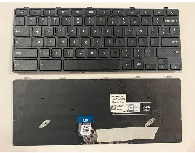 Main image of Laptop Replacement Keyboard US for Dell Latitude 3380 3180 3189 3190 343NN 0343NN No TrackPoint No Backlit