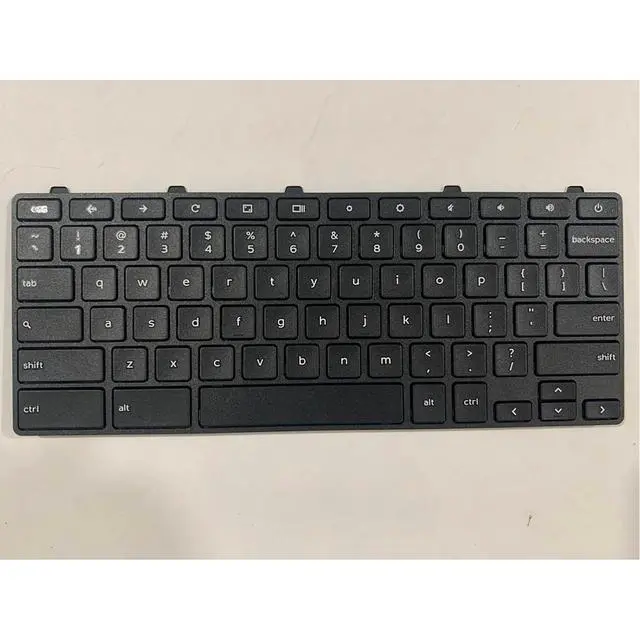 Alt view image 2 of 7 - Laptop Replacement Keyboard US for Dell Latitude 3380 3180 3189 3190 343NN 0343NN No TrackPoint No Backlit