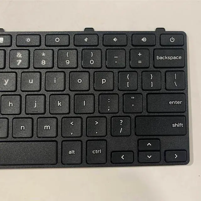 Alt view image 6 of 7 - Laptop Replacement Keyboard US for Dell Latitude 3380 3180 3189 3190 343NN 0343NN No TrackPoint No Backlit