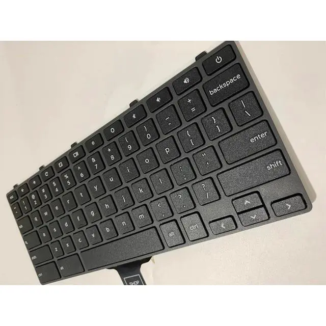 Alt view image 7 of 7 - Laptop Replacement Keyboard US for Dell Chromebook 11 3100 5190 No TrackPoint No Backlit