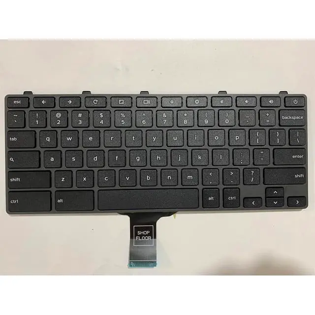 Alt view image 2 of 7 - Laptop Replacement Keyboard US for Dell Chromebook 11 3100 5190 No TrackPoint No Backlit