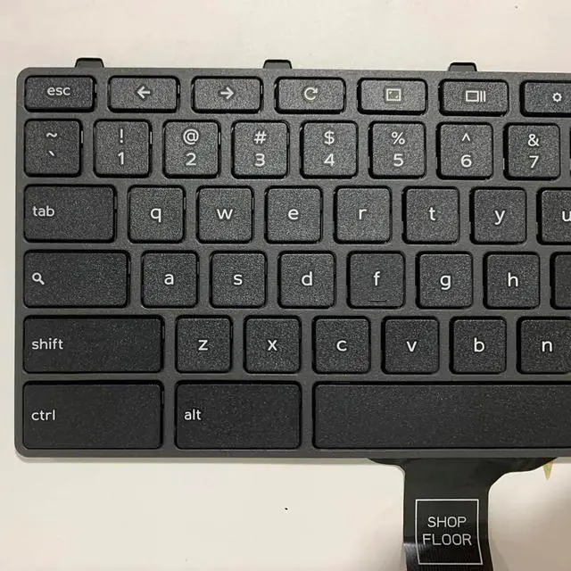 Alt view image 4 of 7 - Laptop Replacement Keyboard US for Dell Chromebook 11 3100 5190 No TrackPoint No Backlit
