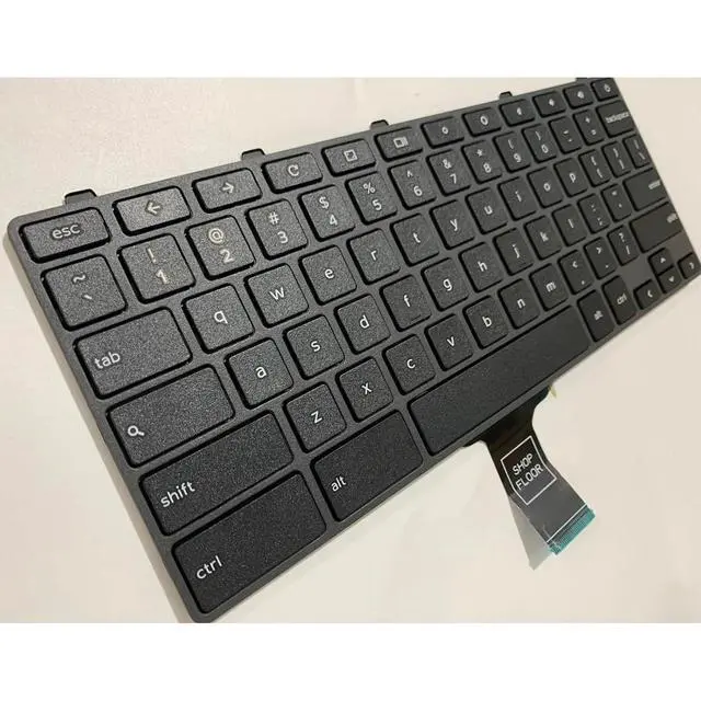 Alt view image 6 of 7 - Laptop Replacement Keyboard US for Dell Chromebook 11 3100 5190 No TrackPoint No Backlit