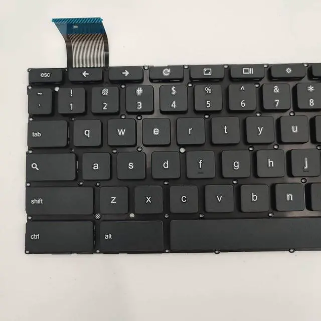 Alt view image 4 of 7 - Laptop Replacement Keyboard US for ASUS Chromebook C201 C201P C201PA C202 C202S C202SA No TrackPoint No Backlit