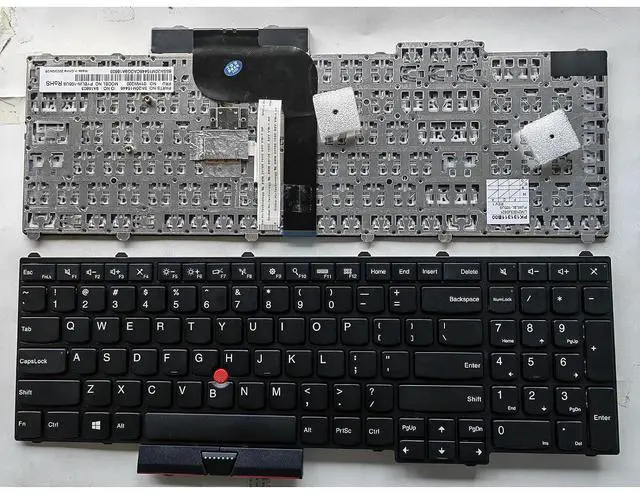 Main image of Laptop Replacement US Layout Keyboard for Lenovo ThinkPad P50 P70 00PA276 00PA358 P51 P71 01HW311 01HW229 with Frame,TrackPoint,No Backlit Black
