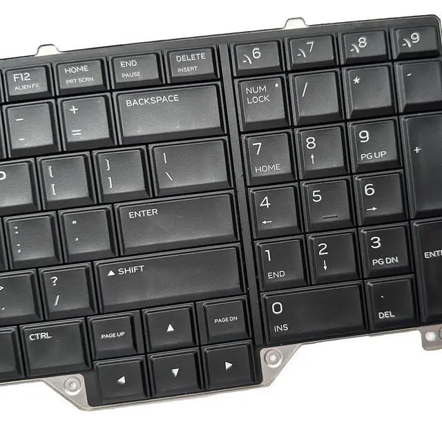 Alt view image 3 of 5 - Laptop Replacement US Layout with Backlight Keyboard for Dell Alienware 17 R4 & Alienware 17 R5 Laptop, Dell Alienware 17 P31E 00WN4Y 0WN4Y PK131QB1A00 US Layout Backlit Keyboard
