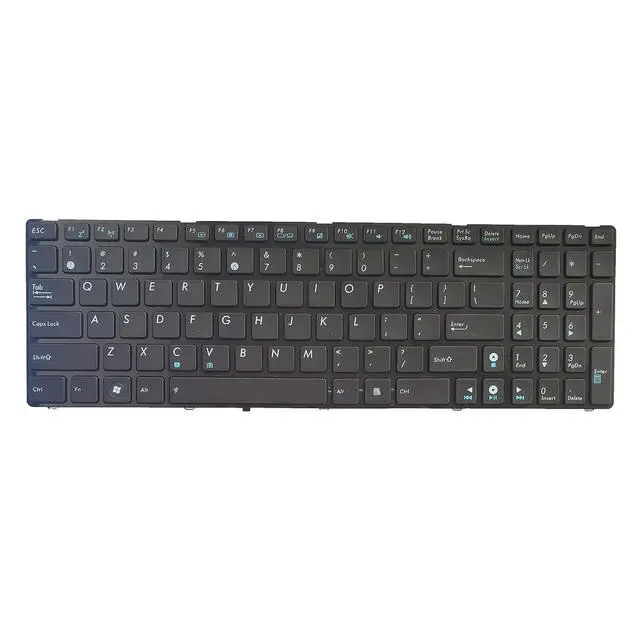 Alt view image 3 of 3 - Laptop Replacement US Layout Keyboard for ASUS K52 F J JB K52JC X52 X52J X52N G60 G72 G73 N53 K53S N61V N60 N61J N61 04GN1R2KUK00 with Frame,No TrackPoint,No Backlit Black