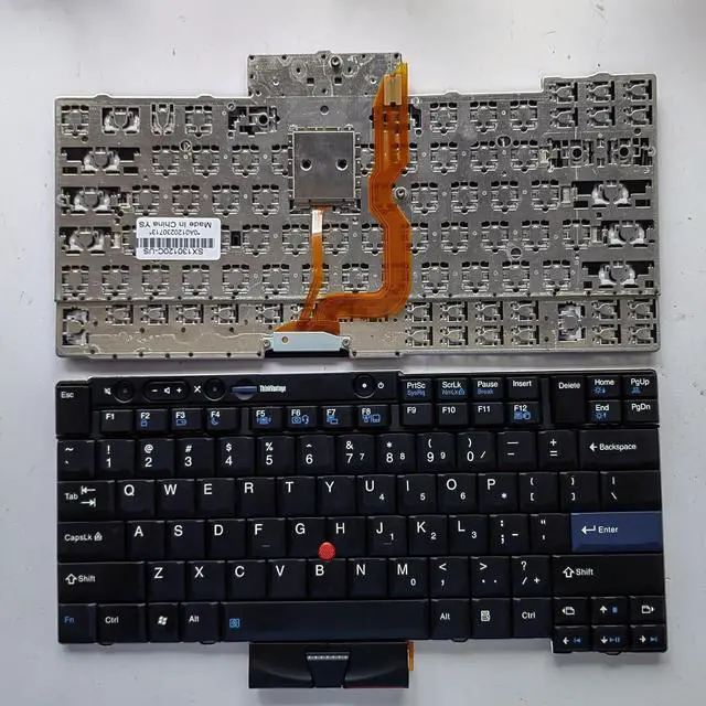 Main image of Laptop Replacement US Layout Keyboard for Lenovo T410 T410i T410S T510 W510 X220 T420 T420s T400s Without Frame,TrackPoint,No Backlit Black