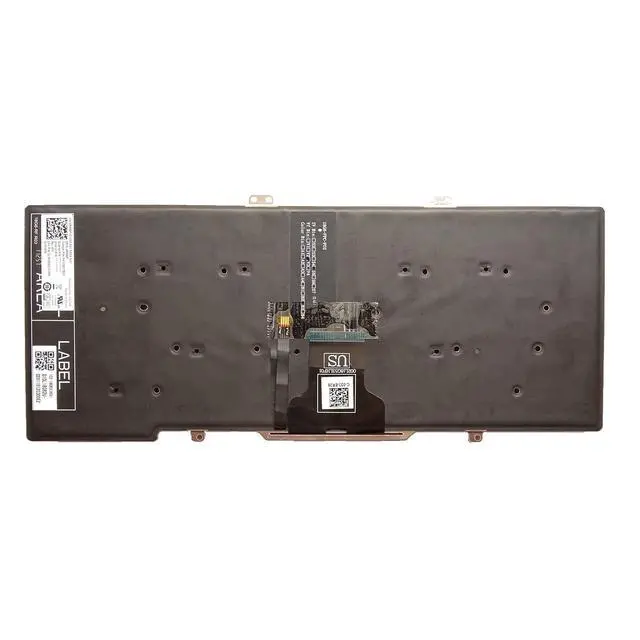 Alt view image 2 of 3 - Laptop Replacement US Layout Keyboard for Latitude E7400 7400 0RDV0V RDV0V Without Frame,No TrackPoint,Backlit Black