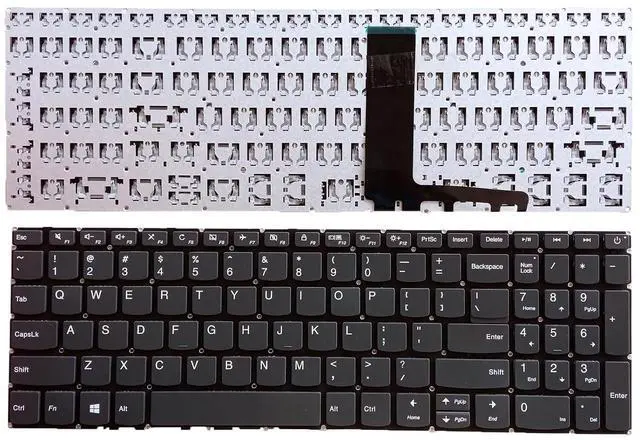 Main image of Laptop Replacement US Layout Keyboard for Lenovo IdeaPad 320-15IKB 320-15ISK 320-17IKB 320-17ISK 320-15AST 320-15IKB Without Frame,No TrackPoint,No Backlit Gray