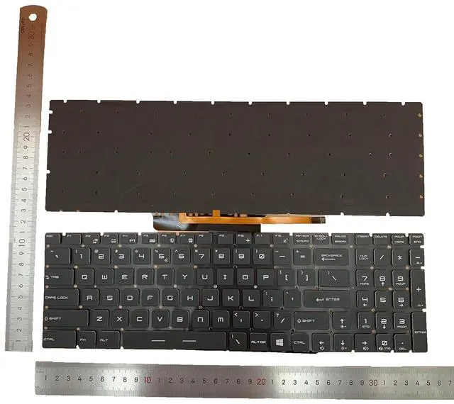 Main image of Laptop Replacement US Layout Colorful Backlight Keyboard for MSI GE62 GS60 GS70 GS72 GE72 GT72 MS-1772 MS-16u6 Series Part Number V143422AK1 19000184